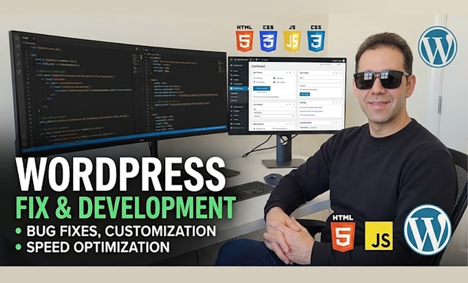 fix customize and develop wordpress websites