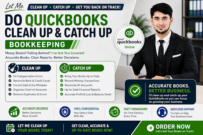 do quickbooks clean up and catch up bookkeeping