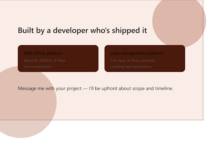 integrated API in mpesa