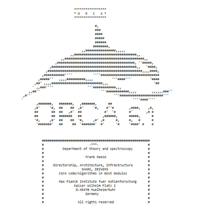 perform dft geometry optimization and frequency analysis using orca