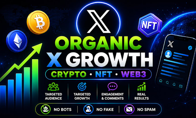 grow your crypto nft x twitter organically
