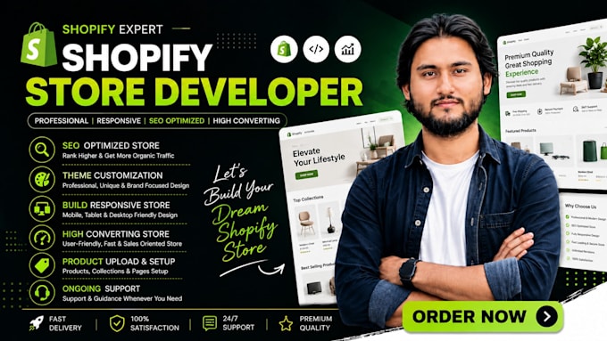 build a shopify e commerce store with SEO optimization