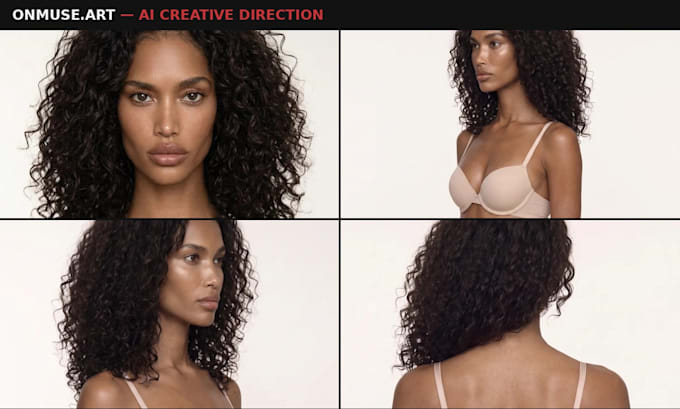 a custom ai fashion model with full character consistency
