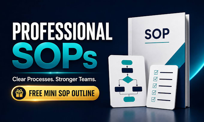 create sops, process documentation, workflows, and training manuals