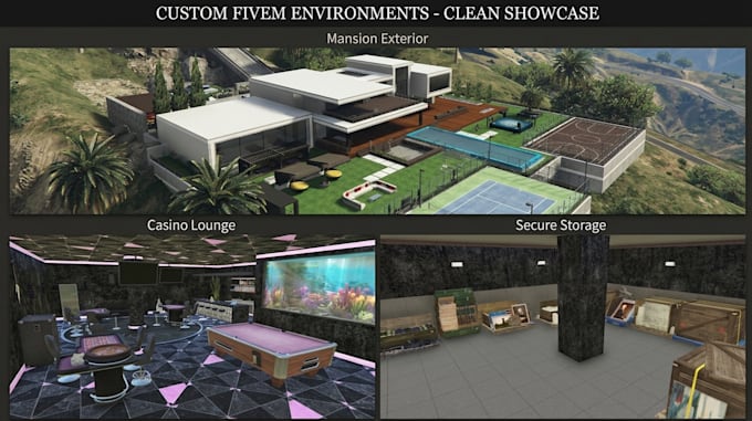 create custom fivem mlo interior and 3d assets for your server