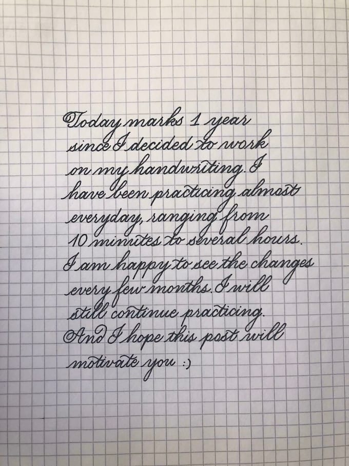 write anything with my beautiful handwriting