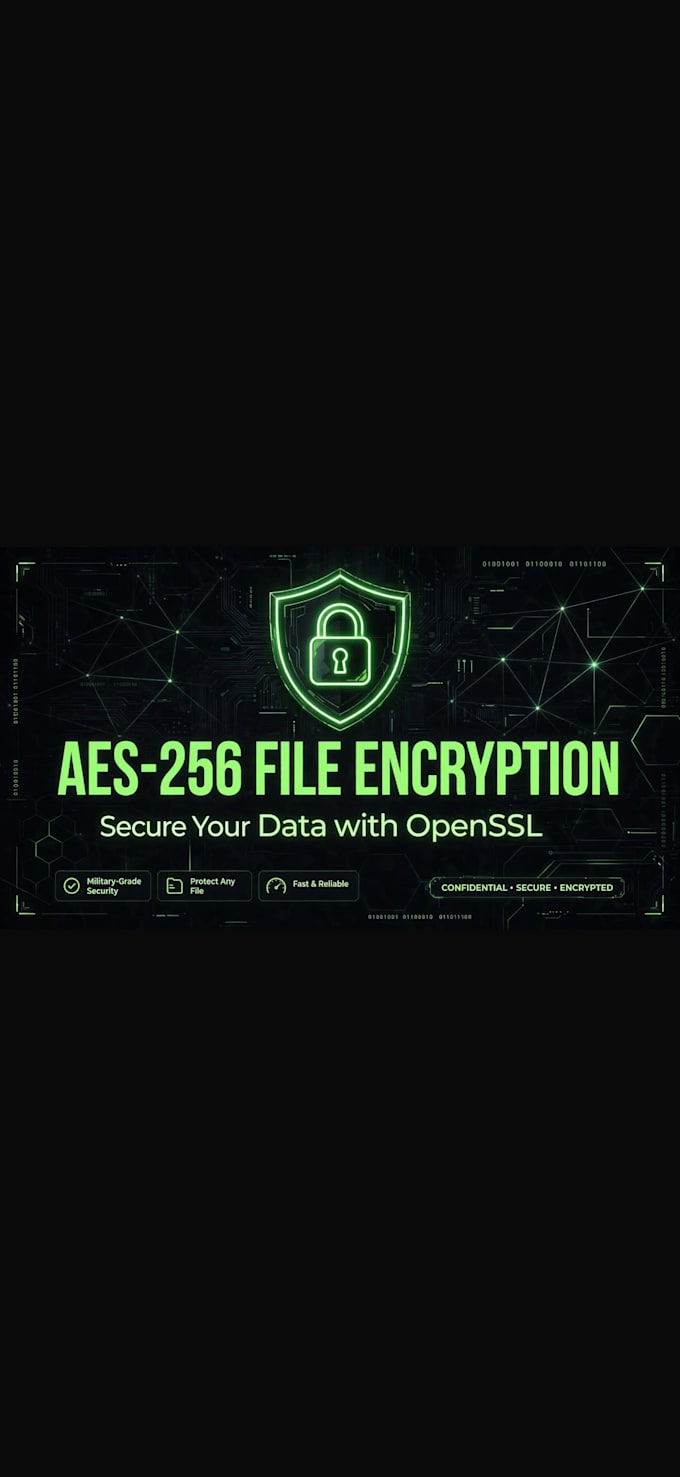 encrypt and decrypt your files securely with openssl aes 256