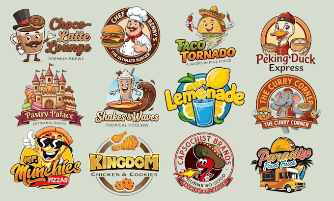 do healthy food drinks restaurant logo