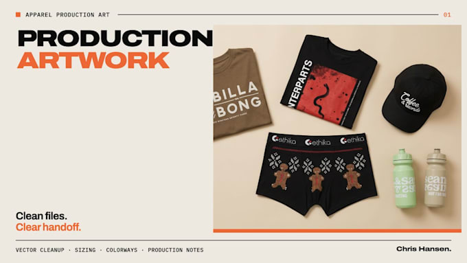 prepare your apparel artwork for print and production