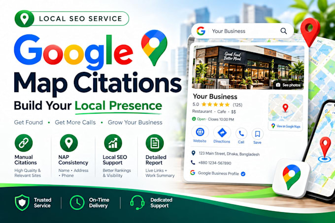 build google maps citations for local SEO
