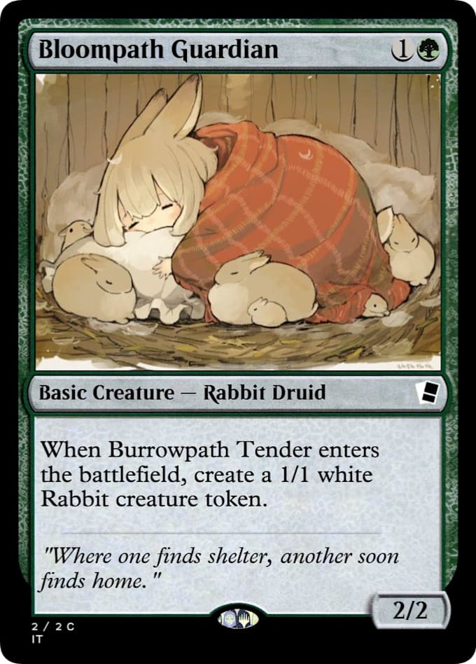 create a personalized custom mtg card for you