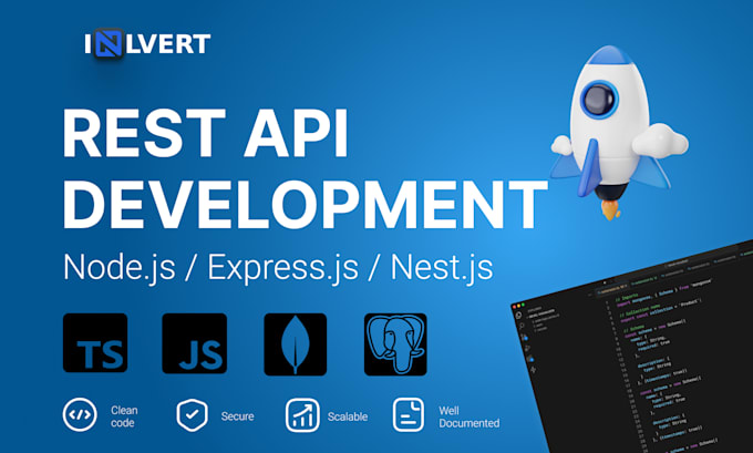 build a scalable rest API with nodejs, expressjs or nestjs