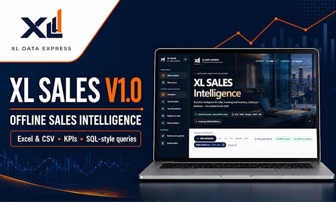 build a private offline sales analytics dashboard for your business