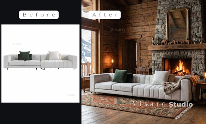 create realistic ai furniture rendering