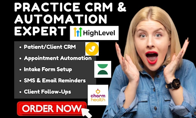setup gohighlevel influxmd practice better jane charmhealth simplepractice crm