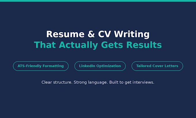 rewrite and optimize your resume CV to help you get more interviews