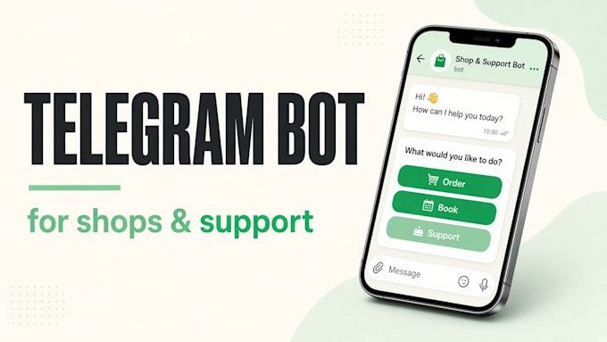 create a telegram bot for your business or shop