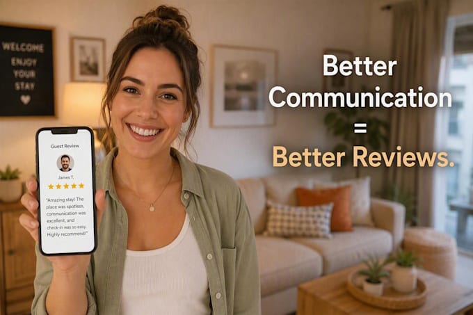 write professional airbnb guest message templates
