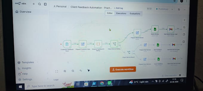 build custom n8n automation and ai agent workflow