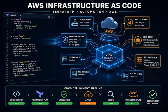 setup and configure your AWS cloud infrastructure