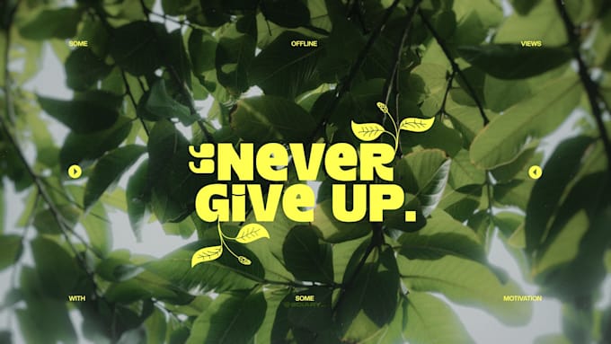 design creative typography posters for social media