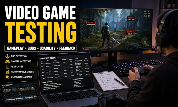 do video game testing indie gameplay feedback usability testing game tester