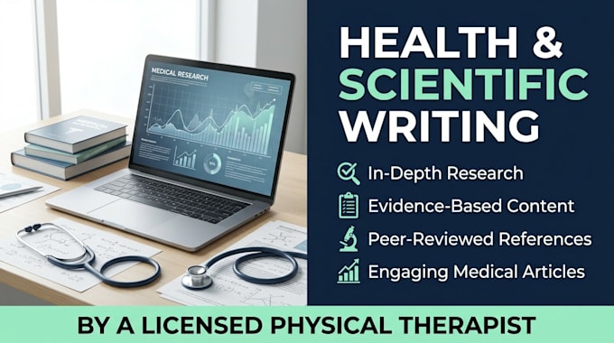 write health and scientific articles in portuguese