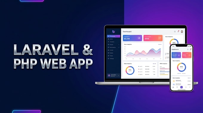 develop a custom PHP laravel web application with mysql