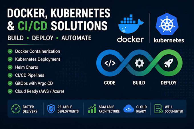 deploy your application with docker, kubernetes and ci cd