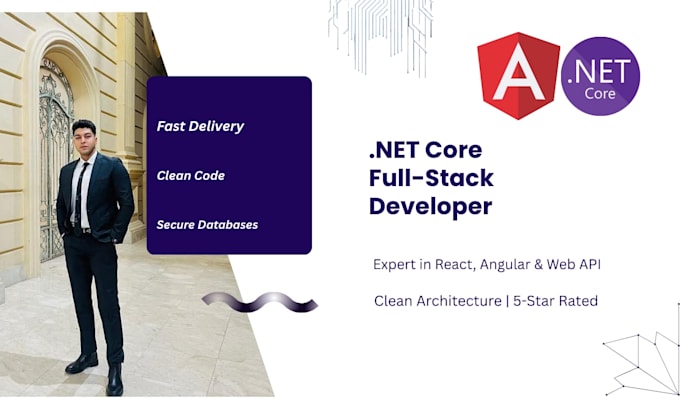 build a full stack web application using asp net core and react or angular
