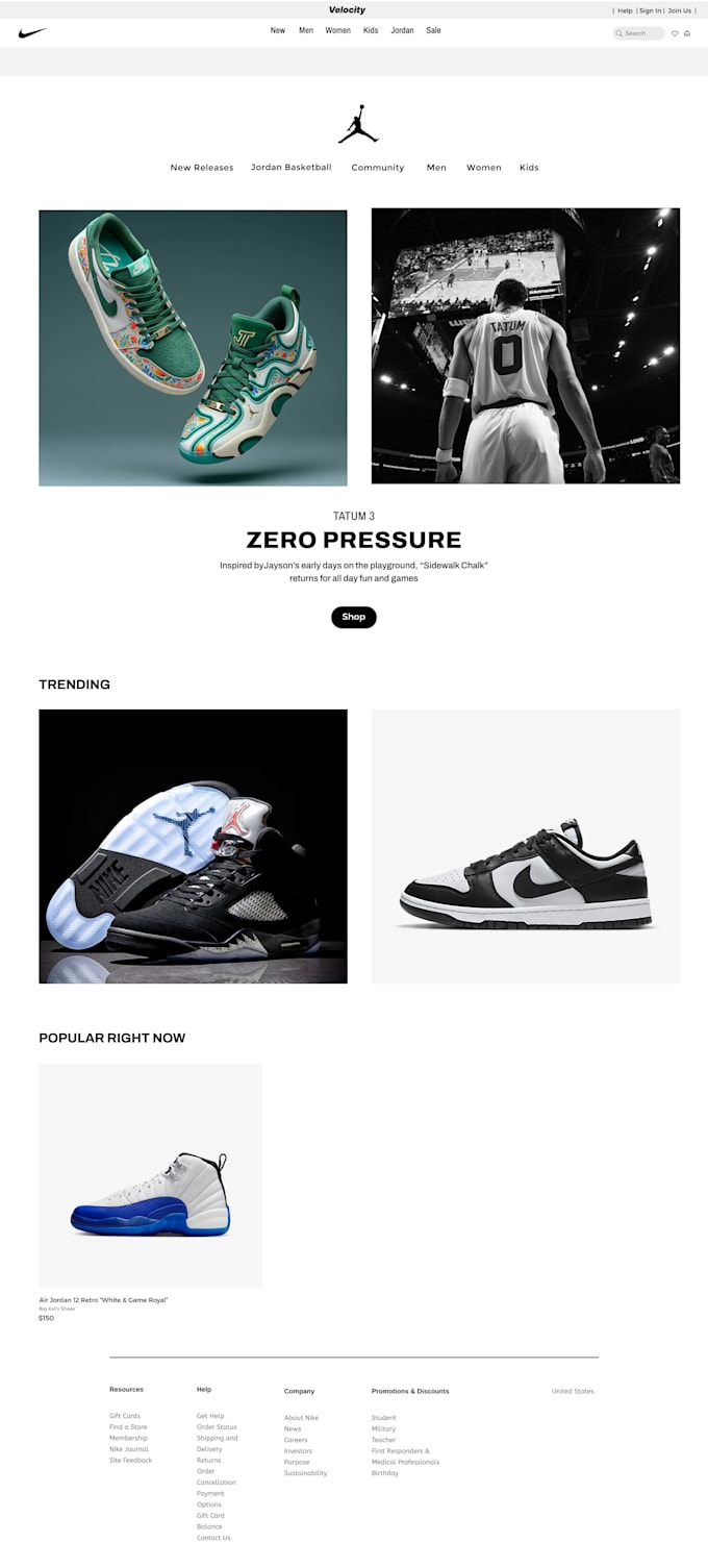 design a modern landing page UI UX