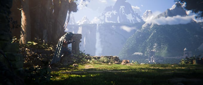 create a cinematic cgi video, trailer or 3d short film