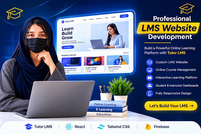 setup a tutor lms education e learning website