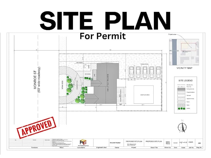 create professional 2d site plans and property layout drawings