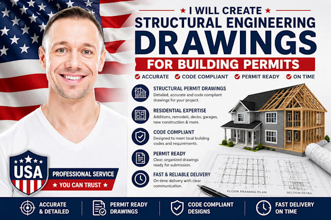 create structural engineering drawings for building permits
