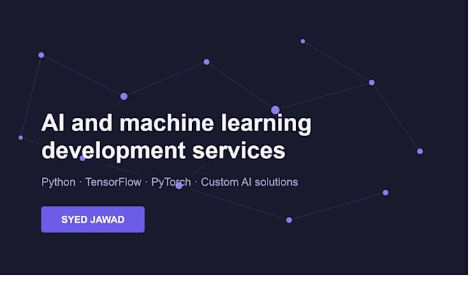 create machine learning and ai solutions using python