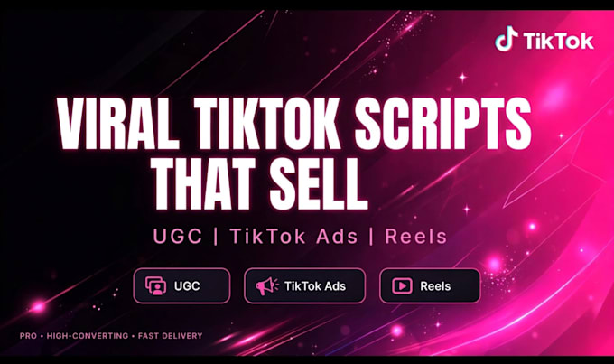 write viral tiktok script and do ugc voiceover with ai hooks