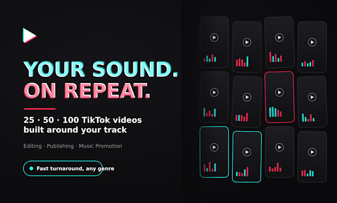 create and post tiktok videos using your sound or music