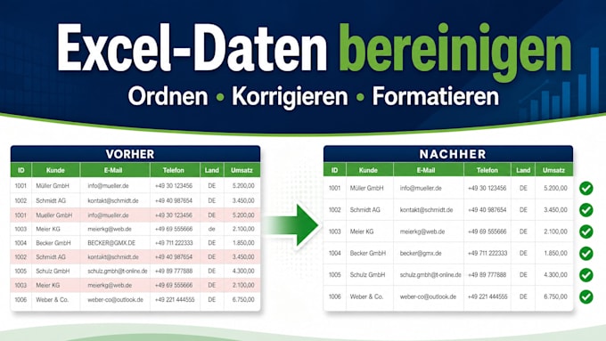 clean and organize your excel spreadsheet
