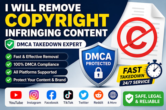 remove copyright infringing content using dmca takedown