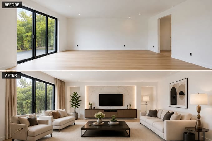 do luxury virtual staging and ai interior design