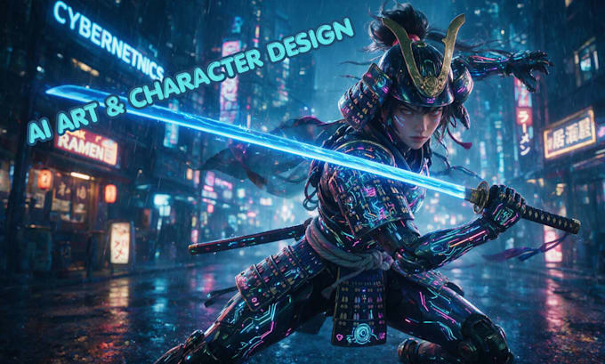 create stunning ai art, character design and illustration