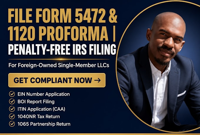 file form 5472 proforma 1120 for penalty free