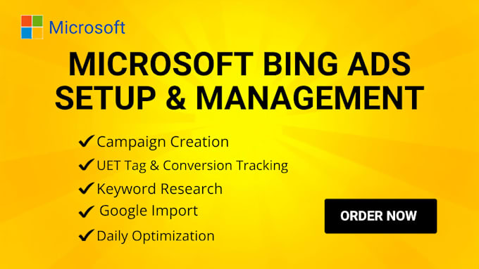 setup and manage your microsoft bing ads PPC campaign