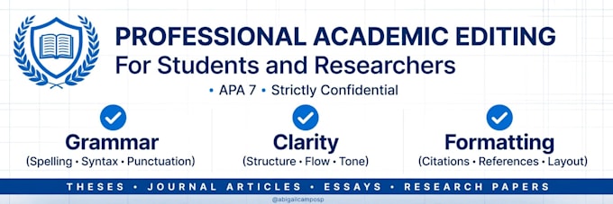 do academic writing revision, editing, and proofreading