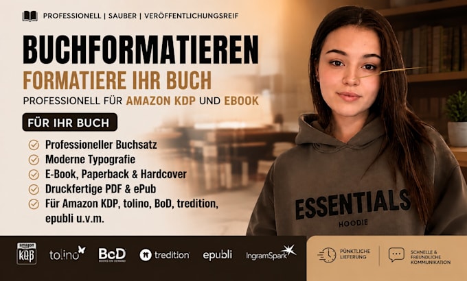 formatiere ihr buch professionell fur amazon KDP und ebook