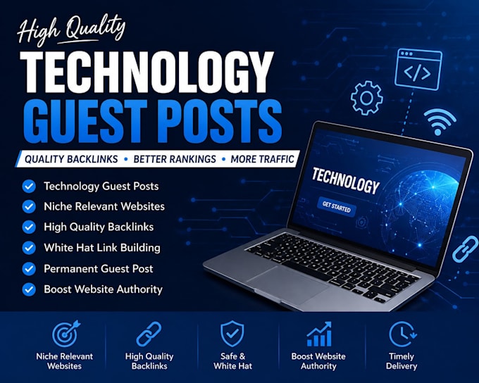 build quality tech backlinks with tech guest posts
