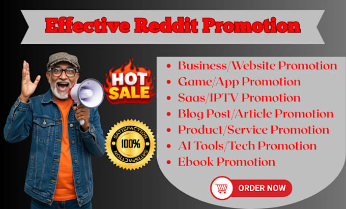do reddit SEO post to promote website or mobile app