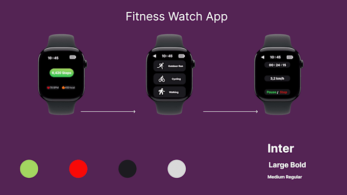 design a modern app watch