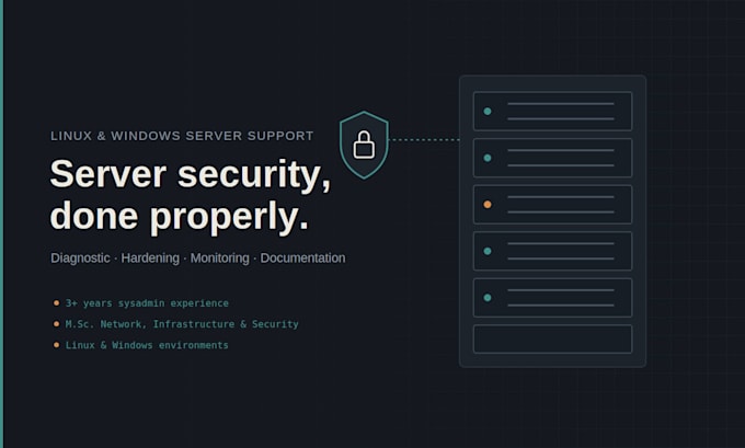 secure, fix and optimize your linux or windows server